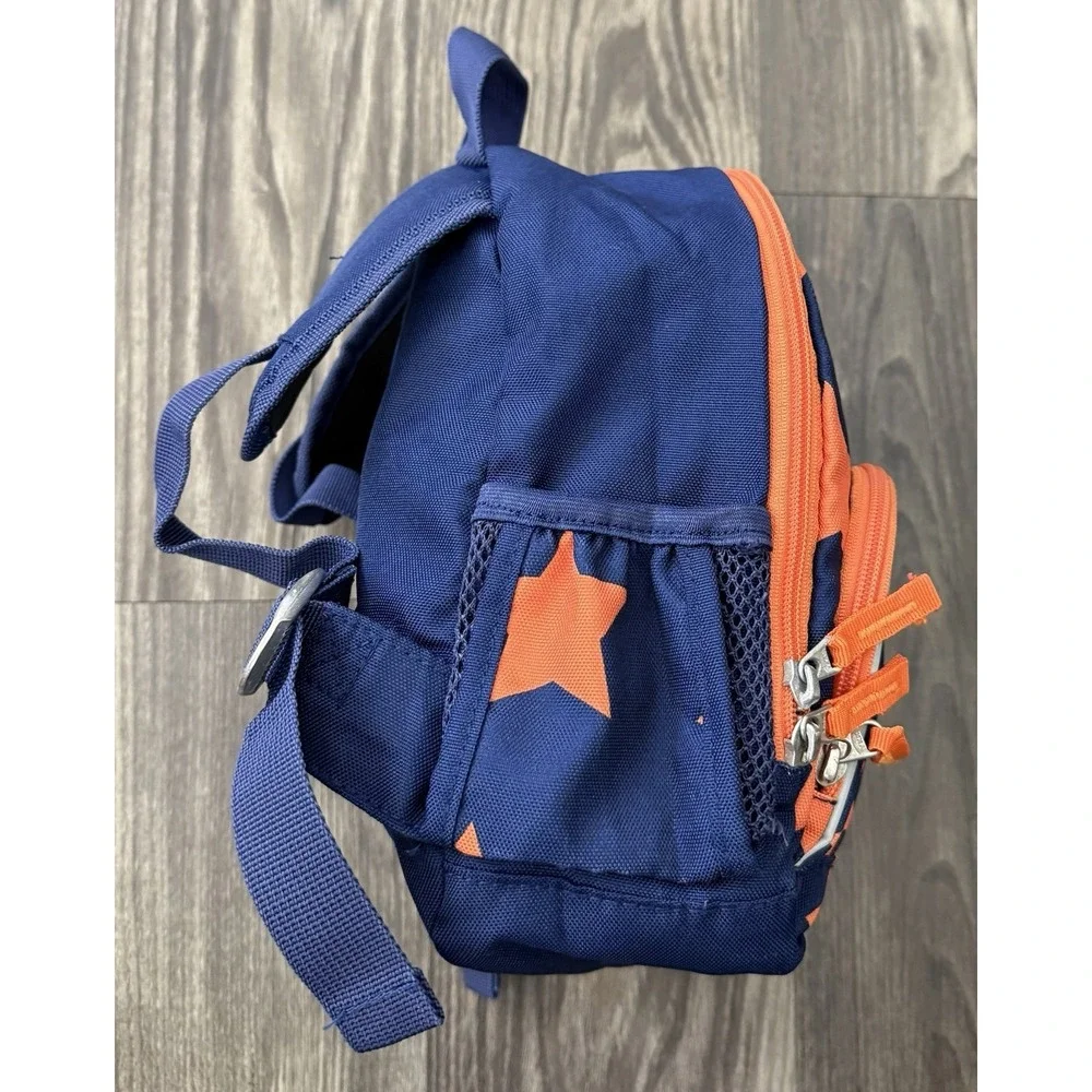 Pottery Barn Kids Orange Stars Navy Mini Pre-K Backpack Preschool School BTS